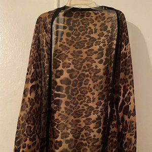 SHEIN Leopard Shrug